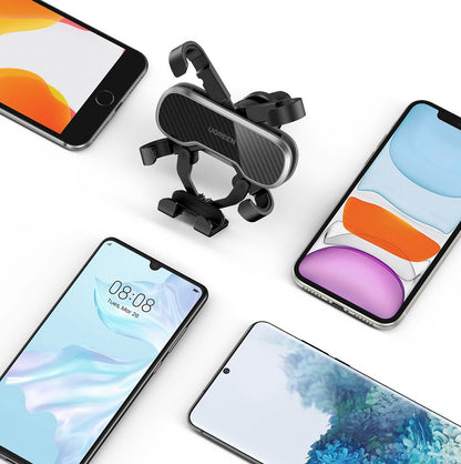 Автомобилна стойка UGREEN Gravity Air Vent 2, Универсална, Черна