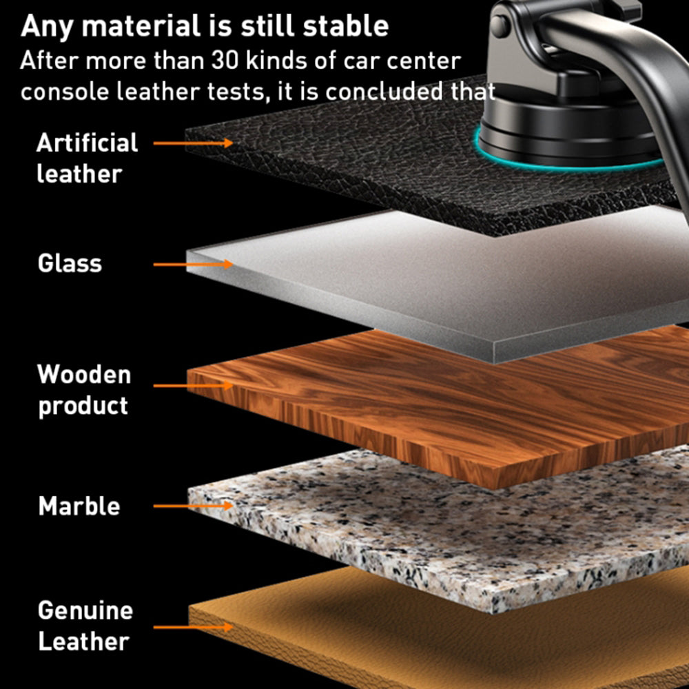 Yesido C172 Car Holder, 4inch - 7inch, Black