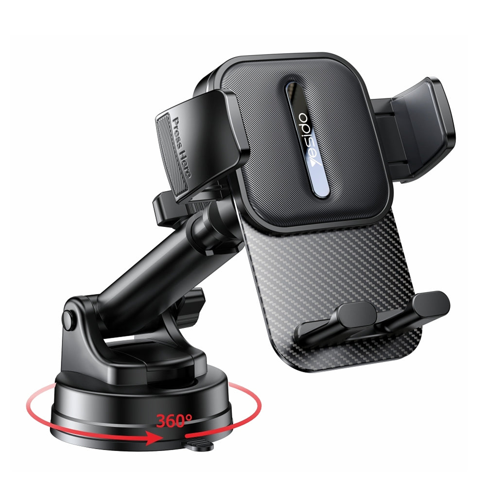 Yesido C174 Car Holder, 4inch - 6.7inch, Black