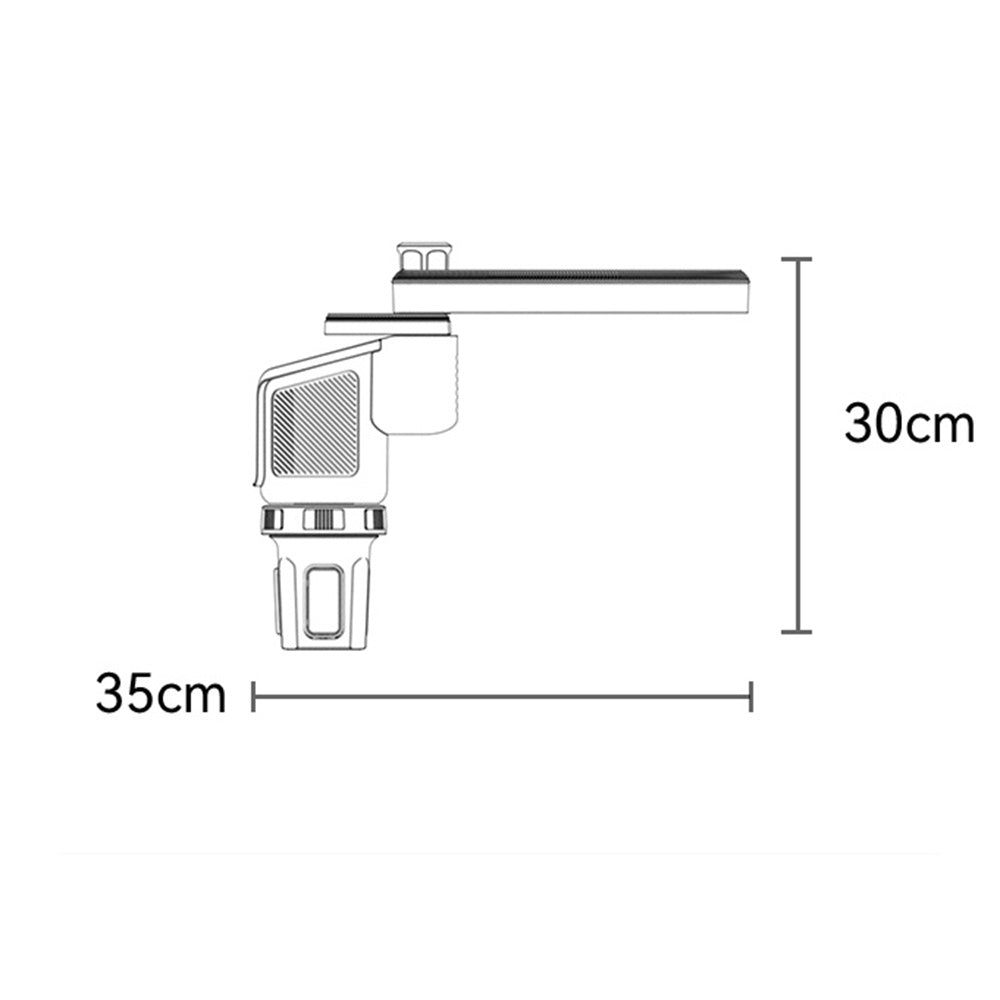 Yesido C180 3in1 Cup Holder, Black