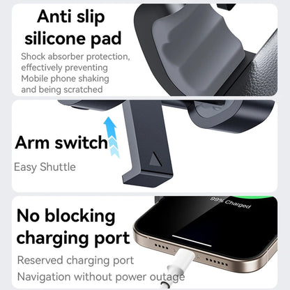 Автомобилна поставка Yesido C240, Универсална, Черна