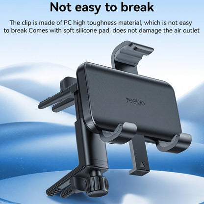 Автомобилна поставка Yesido C240, Универсална, Черна