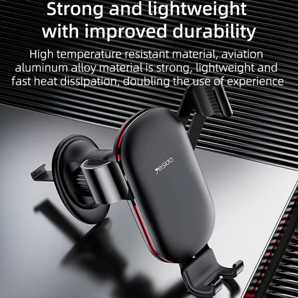 Автомобилен държач Yesido C243, Универсален, Черен