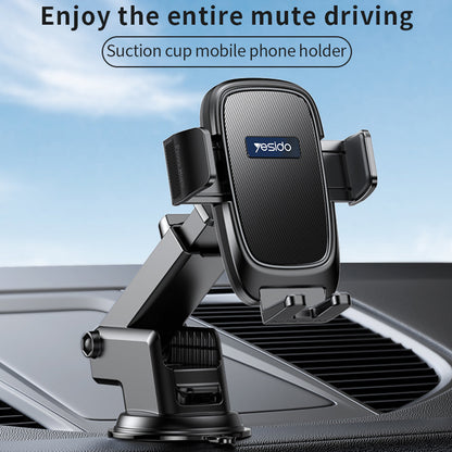 Yesido C262 Car Holder, 4.7inch - 7.2inch, Black