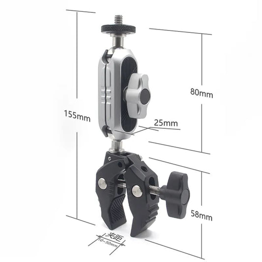 Стойка за велосипед за спортна камера Techsuit JX-006 за GoPro, черна
