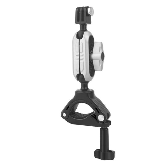 Стойка за велосипед за спортна камера Techsuit JX-008 за GoPro, сива
