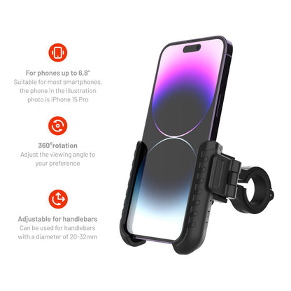 Стойка за велосипед Fixed FIXBIP, Универсална, Черна