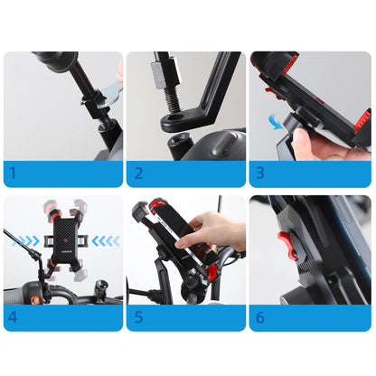 Стойка за велосипед Joyroom JR-ZS288-m, 4.7inch - 7inch, Черен