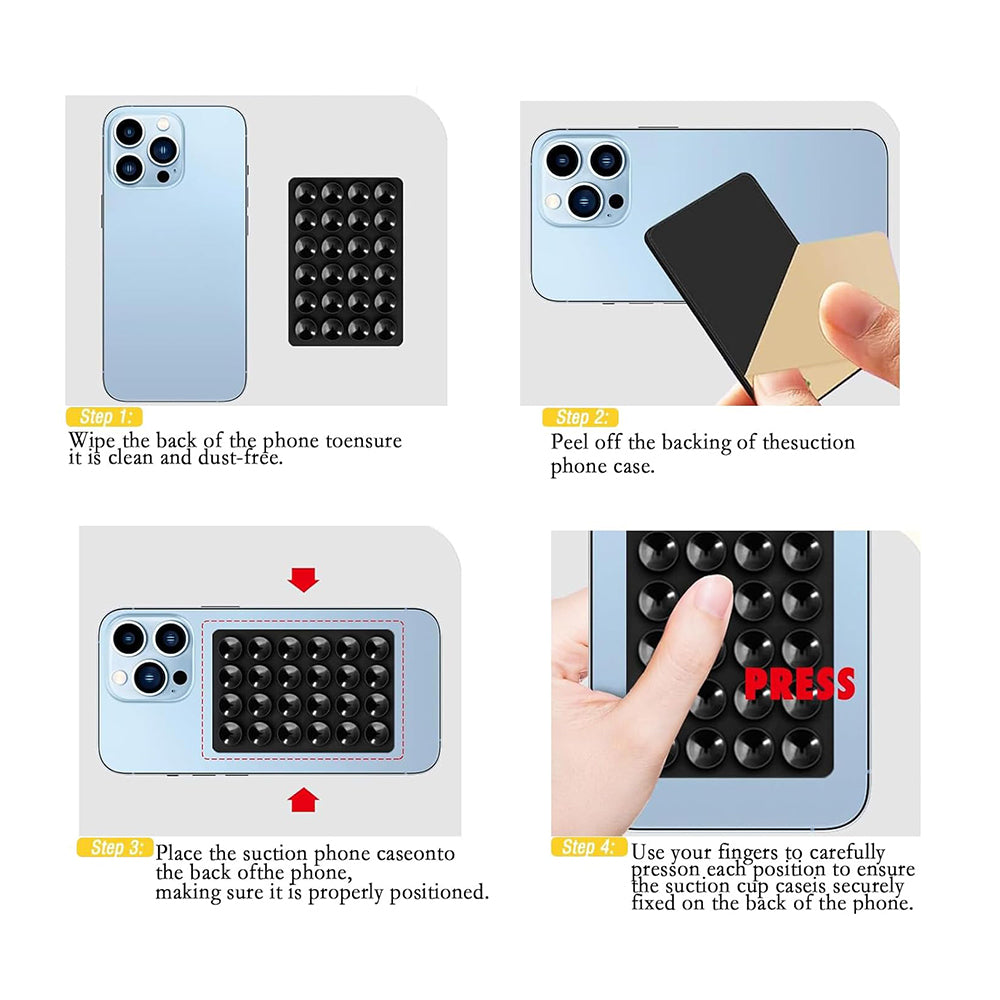 Подложка с вакуумни чашки Techsuit SC-PAD, Сив