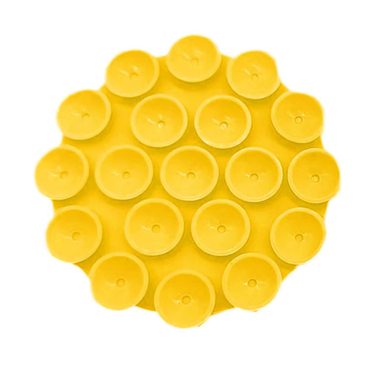 Поддръжка с вакуумни чаши Techsuit SY-CUP, Жълт