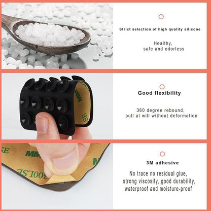 Techsuit SY-PAD Suction Cup Holder, Yellow