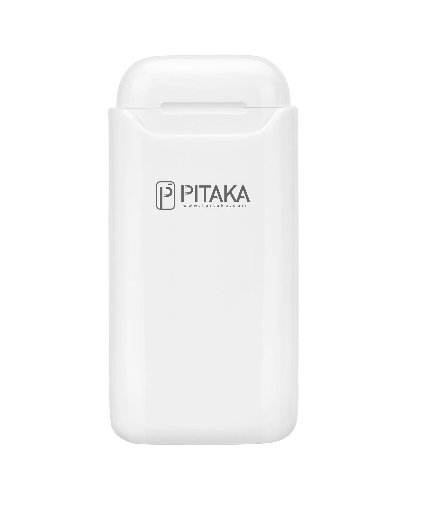 Pitaka Air Pal Essential Безжична външна батерия за Apple Airpods Gen 1 / Gen 2, 1200mAh, 5W, бяла AP1002