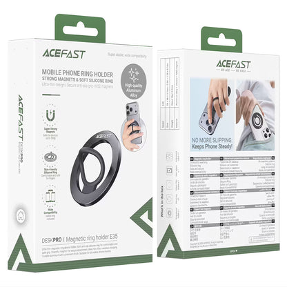 Подложка за пръстен Acefast E35, Универсална, Черна