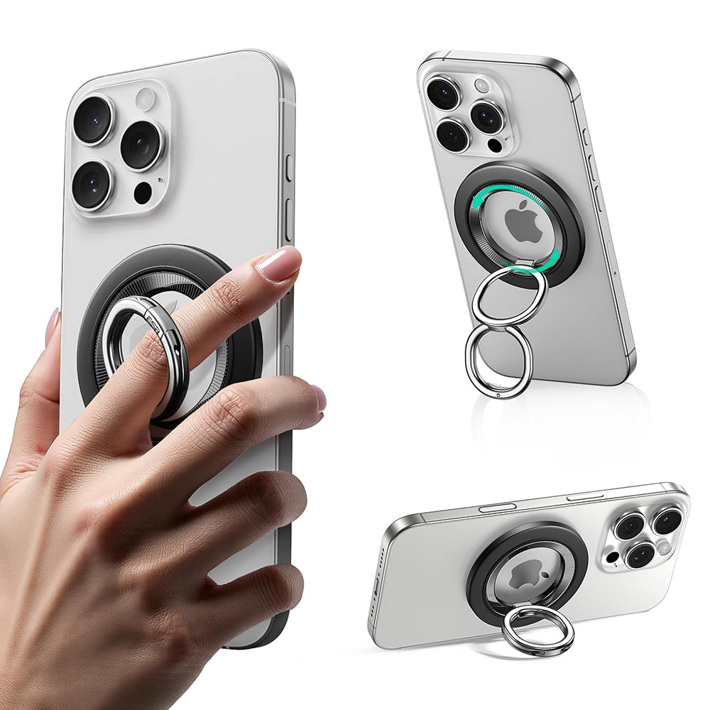 Подложка за пръстен ESR HaloLock, Универсална, Черна