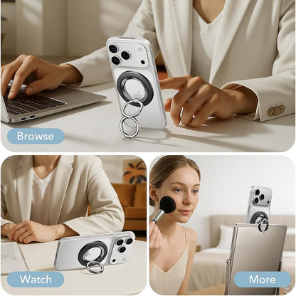 Подложка за пръстен ESR HaloLock, Универсална, Черна