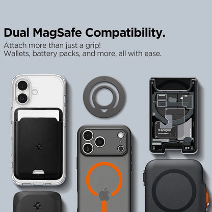 Супорт пръстен Spigen Dual Pop, Универсален, Син AMP11368