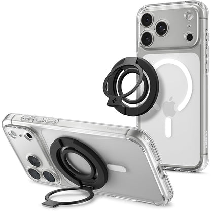 Държач пръстен Spigen Dual Pop Mag S, универсален, черен AMP11735