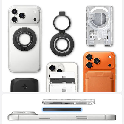Държач пръстен Spigen Dual Pop Mag S, универсален, черен AMP11735