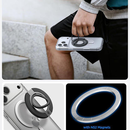 Държач пръстен Spigen Dual Pop Mag S, универсален, черен AMP11735