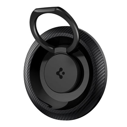 Стойка пръстен Spigen O-Mag OM100 Carbon, универсална, черна AMP05505