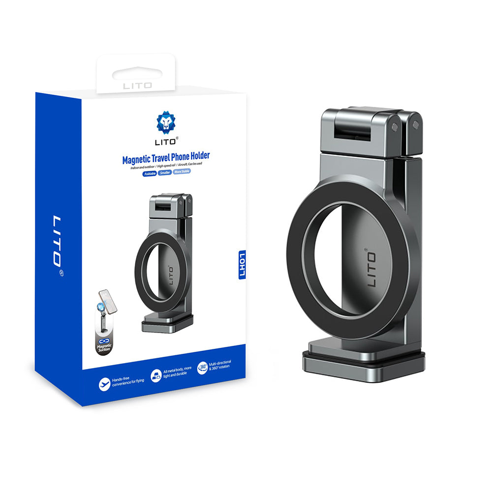 Магнитна стойка Lito LH01, Универсална, Сива