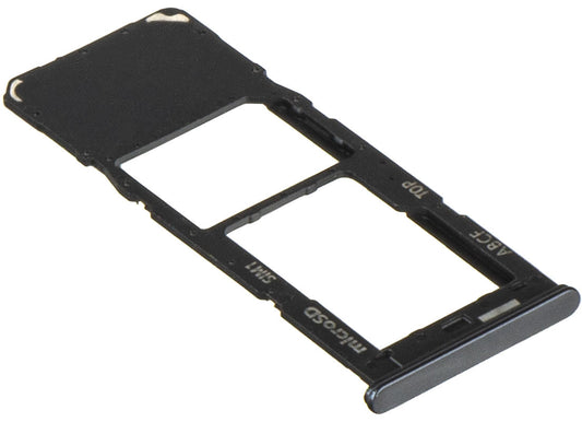 Държач за SIM карта Samsung Galaxy A23 5G A236 / A23 A235, едносименен, черен