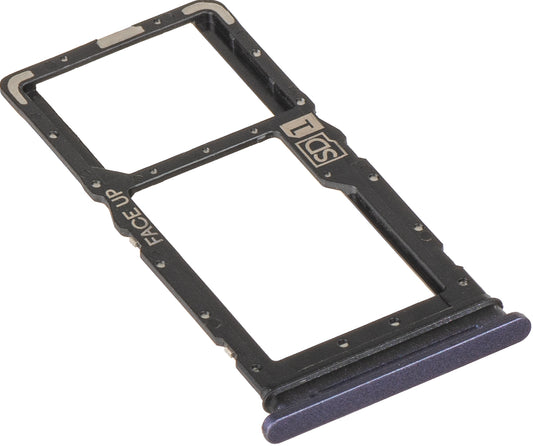 Държач за SIM карта Motorola Moto G35, Черен (Midnight Black), Сервизен пакет S948E26487
