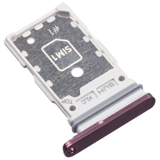 Държач за SIM карта Samsung Galaxy S22 Ultra 5G S908, Single SIM, Лилав (Бургундско)