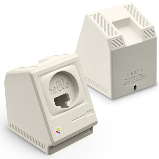 Стойка Spigen Classic LS за безжично зарядно за Apple Watch Series, крем AMP11668