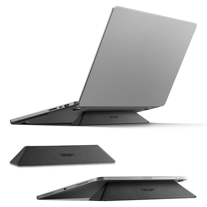 Стойка Spigen Slim Fold LD201-S6 за лаптоп до 14 инча, черна AMP11115