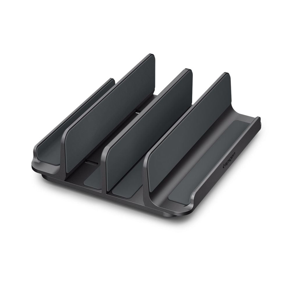 Вертикална стойка Spigen LD208S4 Two за лаптоп с дебелина 14mm - 27mm, Сивa