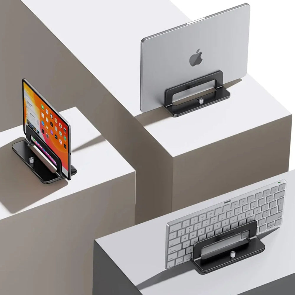 Вертикална стойка UGREEN LP258 (25706) за лаптоп с дебелина 12mm - 26mm, Черна