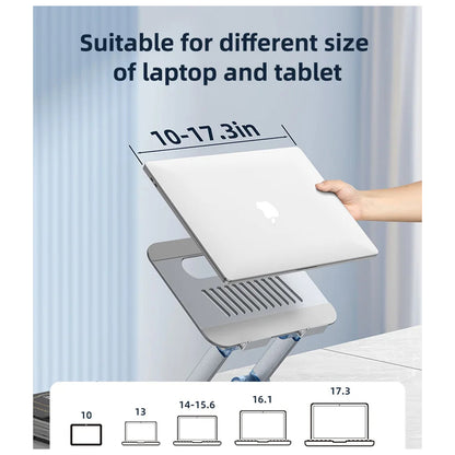 Стойка Yesido LP06 за лаптоп 10 инча - 17.3 инча, Сребрист