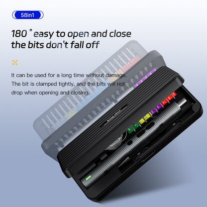 Електрическа отвертка King'sdun KS-882058, 58в1, Сива