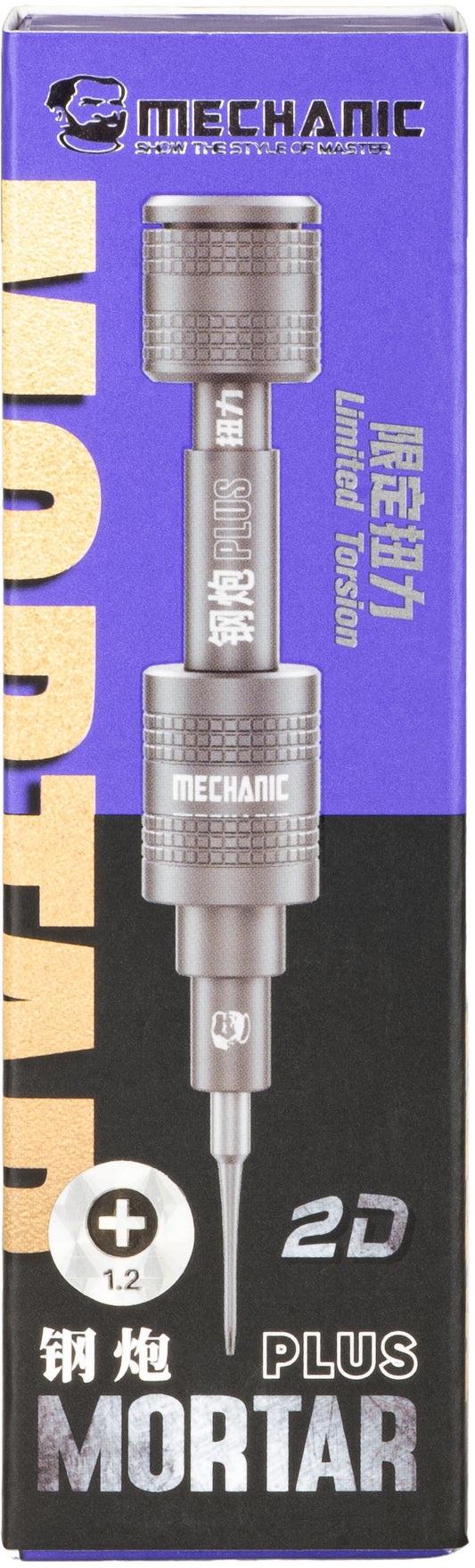 Отвертка Mechanic Mortar Plus, Philips 1.2mm, Сива