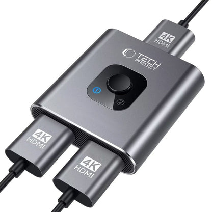 Switch Video HDMI Tech-Protect HB07, Сив