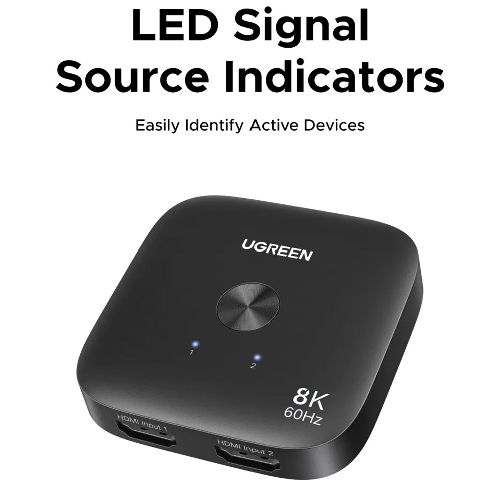 Switch Video HDMI UGREEN 65877, Черен