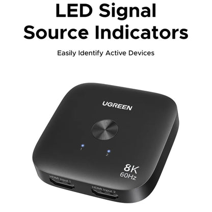 Switch Video HDMI UGREEN 65877, Черен