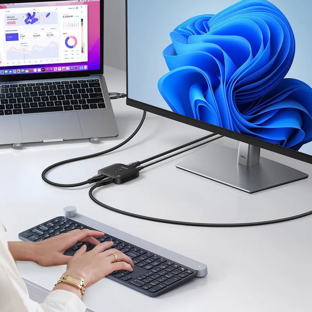 Switch Video HDMI UGREEN 65877, Черен