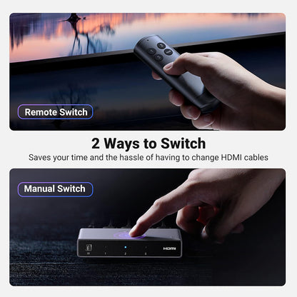 Switch Video HDMI UGREEN CM624 (15604), Сив