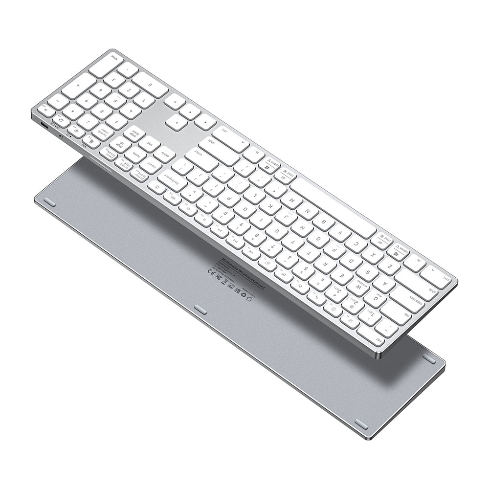 Bluetooth клавиатура DUX DUCIS LK, бяла