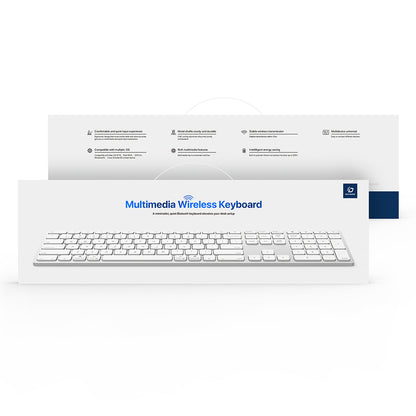 Bluetooth клавиатура DUX DUCIS LK, бяла