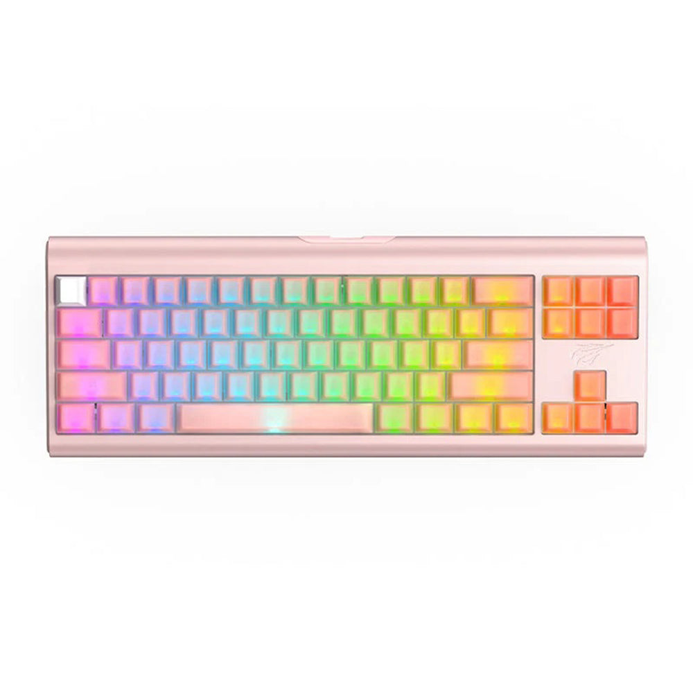 Гейминг клавиатура HAVIT KB896L, RGB, 1.2m, Розова