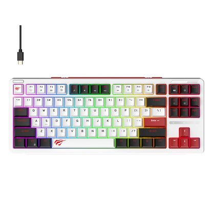 Гейминг клавиатура HAVIT KB902L, RGB, 1.8m, Мултицветна