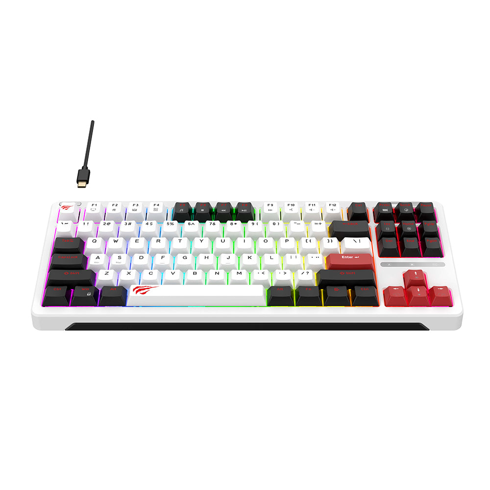 Гейминг клавиатура HAVIT KB902L, RGB, 1.8m, Мултицветна