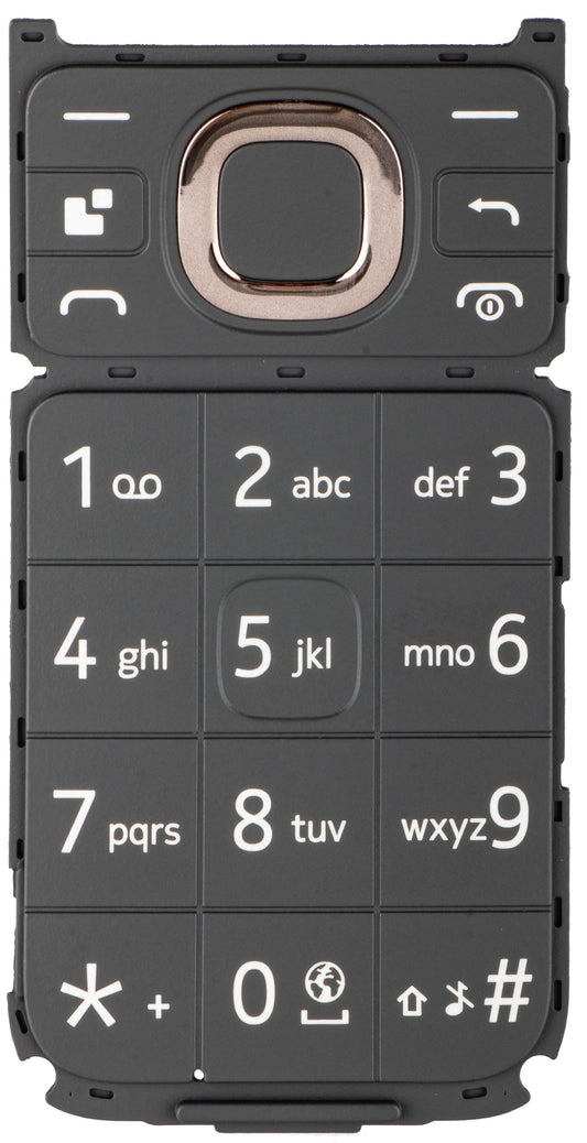 Латинска клавиатура за HMD 2660 Flip, черна