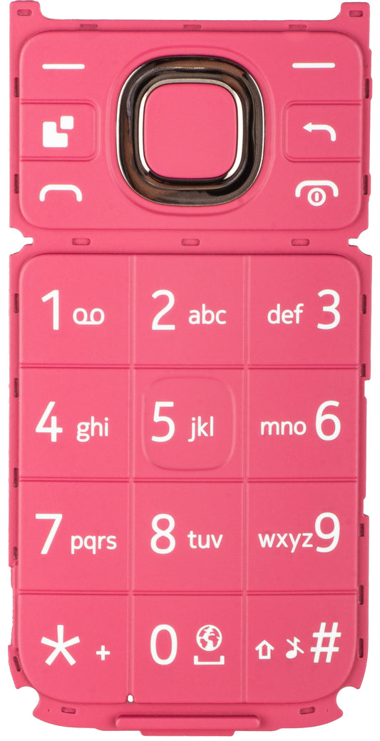Латинска клавиатура за HMD 2660 Flip, червена
