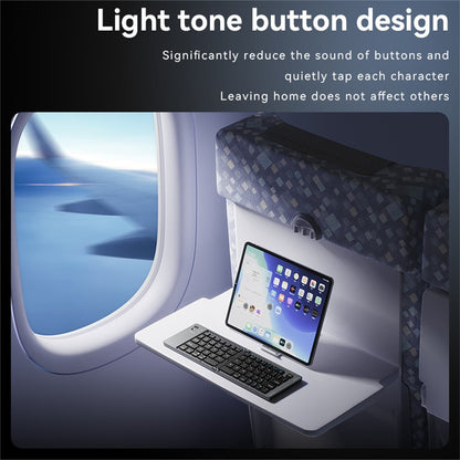 Сгъваема Bluetooth клавиатура Yesido KB27, Черна