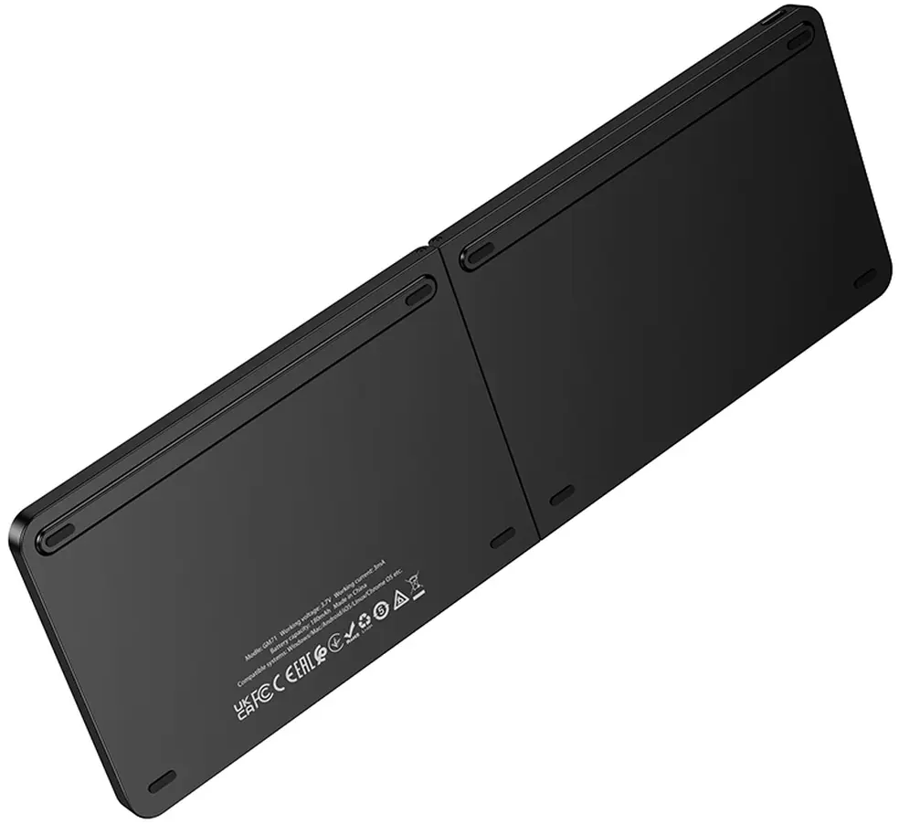 HOCO GM71 Foldable Bluetooth Keyboard, Black