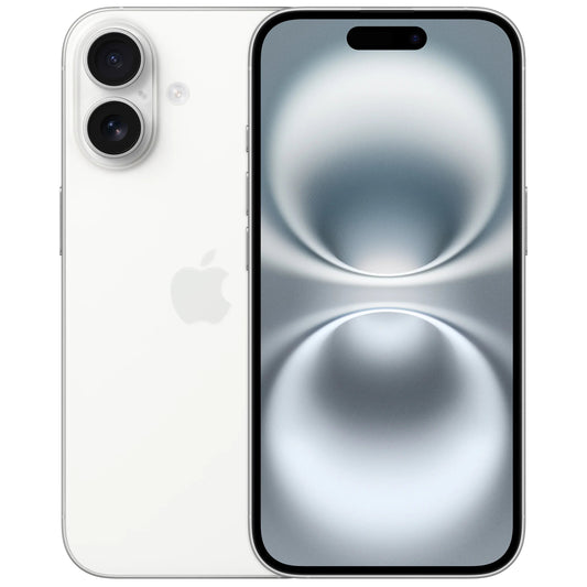 Мобилен телефон Apple iPhone 16, 128GB, White MYE93ZD/A